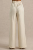 Bellarose Nude Wide Leg Trousers