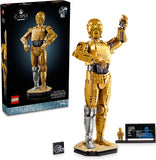 LEGO Star Wars C 3PO Buildable Droid Figure Build and Display Model with C 3PO Minifigure Star Wars Collectible for Home or Office Décor Nostalgic Gift Idea for Adults Fans or Collectors 75398