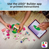 LEGO Gabbys Dollhouse Kitty Fairys Garden House 11212 Preschool Building Toys for Girls Boys Ages 4 W Starter Bricks Sturdy Build for Pretend Play 103 pieces Gift Idea