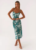 Love Song Midi Dress Cloud Nine Floral