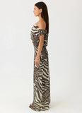 Mernas Maxi Dress Zebra
