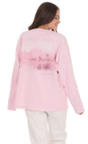 LA Graphic Crewneck Shirt in Pink