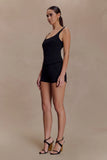 Blanca Stretch Crepe Shorts Black