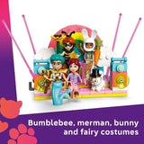LEGO Friends Costume Party with Unicorn Fairy Pretend Play Building Toy Interactive Storytelling Playset with Cat and Unicorn Toys Creative Birthday Gift Idea for Girls Boys 6 42661