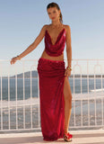 Amosa Maxi Skirt Fuchsia
