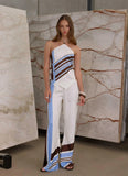 Deacon Low Rise Pants Purple Stripe