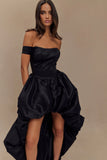Amelia Bubble Maxi Dress Black