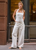 Seethal Low Rise Pants White