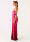 Marianne Maxi Dress Fuchsia Gradient