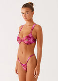 Airlie Balconette Bikini Top Lavender Lagoon