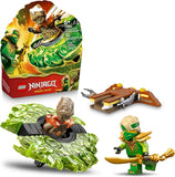 LEGO NINJAGO Loyd vs Earth Monster Spinner Juguete de construcción para niños y niñas figuras de juguete ninja y juego para niños a partir de 6 años Incluye 2 minifiguras para juego de simulación Idea de regalo para cumpleaños 71850