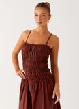 Brooke Maxi Dress Chocolate