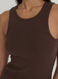 Chocolate Jersey Midaxi Dress
