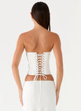 Evaleigh Corset White
