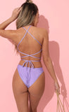 One Piece Swimsuit in Purple