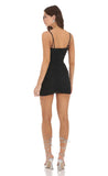 Bodycon in Shimmer Black