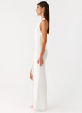 Charmed By You Maxi Dress White