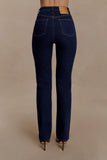 Janessa Skinny Denim Jeans Indigo Blue