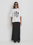White Catwalk Polaroid Graphic T Shirt