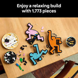 LEGO Art Keith Haring Dancing Figures Home Decor Building Set for Adults Wall Art Decor Gift Idea for Men Women who Enjoy DIY Arts and Crafts 31216