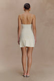 Brullo Embroidery Knit Mini Dress Ivory