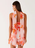 Manon Scarf Mini Dress Blushing Blossom