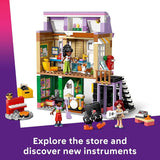 LEGO Friends Music Store Apartment Building Set Interactive Storytelling Playset for Girls Boys Ages 7 Includes Marimba the Corgi Toy Gift Idea for Birthdays and Music Lovers 42653