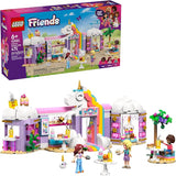 LEGO Friends Unicorn Dream Café Building Toy for Girls Boys Pretend Playset for Kids Ages 6 Gift for Birthdays W Paisley Aliya Iza Minidolls Accessories 42684