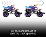 LEGO Technic Monster Jam Sparkle Smash Pull Back Truck Toy for Boys Girls Monster Truck Building Toy W Pull Back Racing Action for Kids Ages 7 Gift Idea for Birthdays 42220