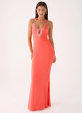 Aminata Maxi Dress Burnt Coral