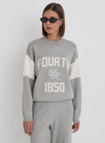 Grey Branded Knitted Jumper