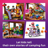 LEGO Friends Cozy Fall Forest Cabin 42705 Building Toy for Girls Boys Ages 9 Toy Playset W 4 Minidolls 1229 pieces Gift for Birthdays