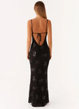 Need You Sequin Maxi Dress Black