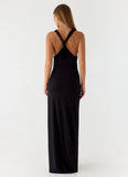Hidden Agenda Maxi Dress Black
