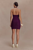 Jacky Tulip Mini Dress Plum