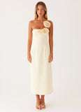 Sweetpea Midi Dress Yellow