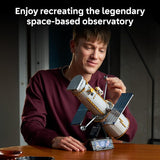 LEGO Icons Hubble Space Telescope 11382 Building Sets for Adults Ages 18 Space Model Decor Home Office or Book Shelf Display 1252 pieces Gift Idea