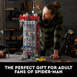 LEGO Marvel Spider Man Daily Bugle Building Sets for Adults Display as Office or Book Shelf Decor Gifts for Christmas 25 Minifigures 76178