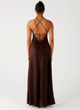 Tulama Maxi Dress Chocolate
