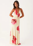 Hollywood Maxi Dress Orchid Yellow
