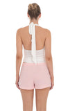 Overlap Skort in Baby Pink