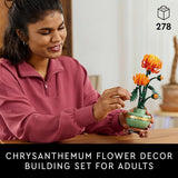 LEGO Botanicals Chrysanthemum Building Set for Adults Ages 18 Artificial Flower for Dinner Table Centerpieces Decoration Gift for Birthdays 10368