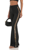 Sequin Two Piece Set in Black