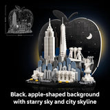 LEGO Architecture New York City The Big Apple Building Set for Adults Ages 18 Decor for Bedroom Office or Desk Gift for Men Women 21066