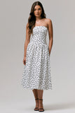 Triumph Polka Dot Bandeau Midi Dress