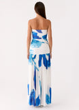 Laidee Maxi Dress Cerulean Bloom