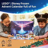 LEGO Disney Frozen Advent Calendar 2025 Kids Toy Holiday Countdown Playset for Boys Girls Ages 5 Ana Elsa Minidolls Buildable Surprises Disney Princess Gift for Christmas 43273