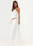 She Means It Maxi Skirt Ivory