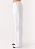 Josephina Linen Pant White