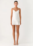 Sync Love Broderie Mini Dress White